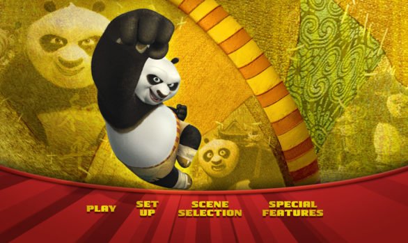 Kung Fu Panda Main Menu