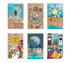 Home tarot card design